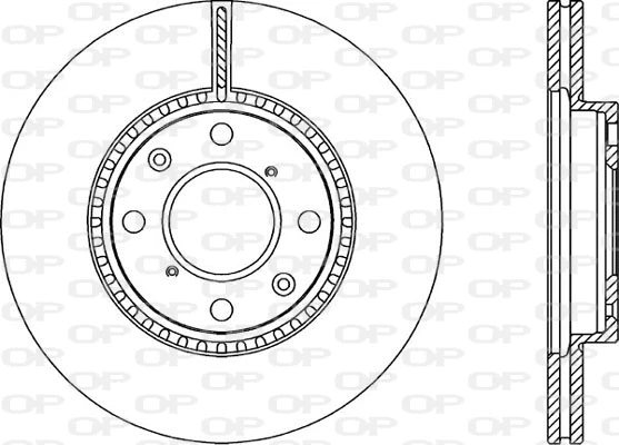 Disque de frein OPEN PARTS BDR2283.20