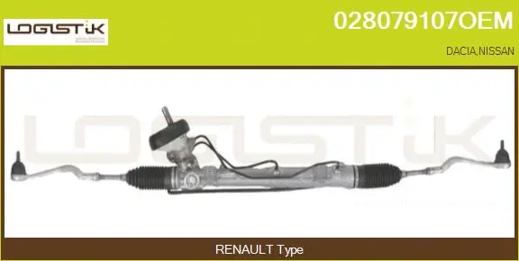 Crémaillère de direction LGK 028079107OEM