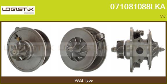 Groupe carter, turbocompresseur LGK 071081088LKA