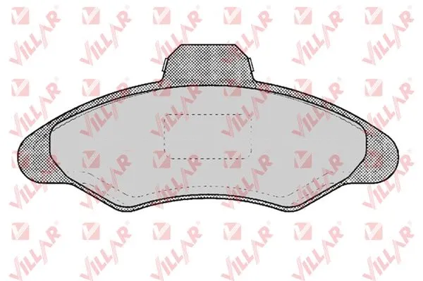Kit de plaquettes de frein, frein à disque VILLAR 626.0383