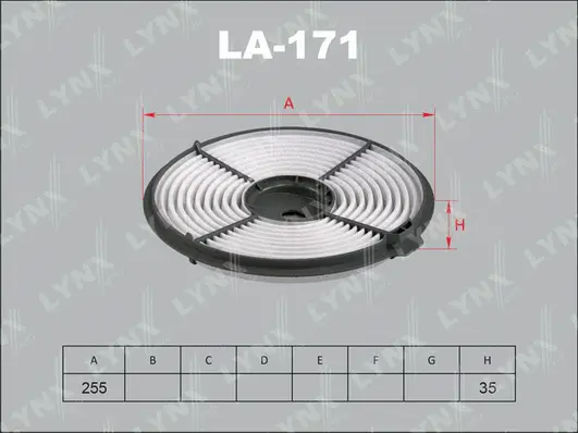 Filtre à air LYNXAUTO LA-171