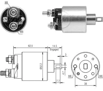 Contacteur, démarreur ZM ZM 3-710