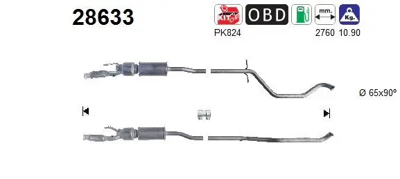 Catalyseur AS 28633