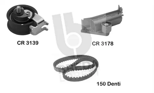 Kit de courroie crantée BREDA LORETT KCD0645