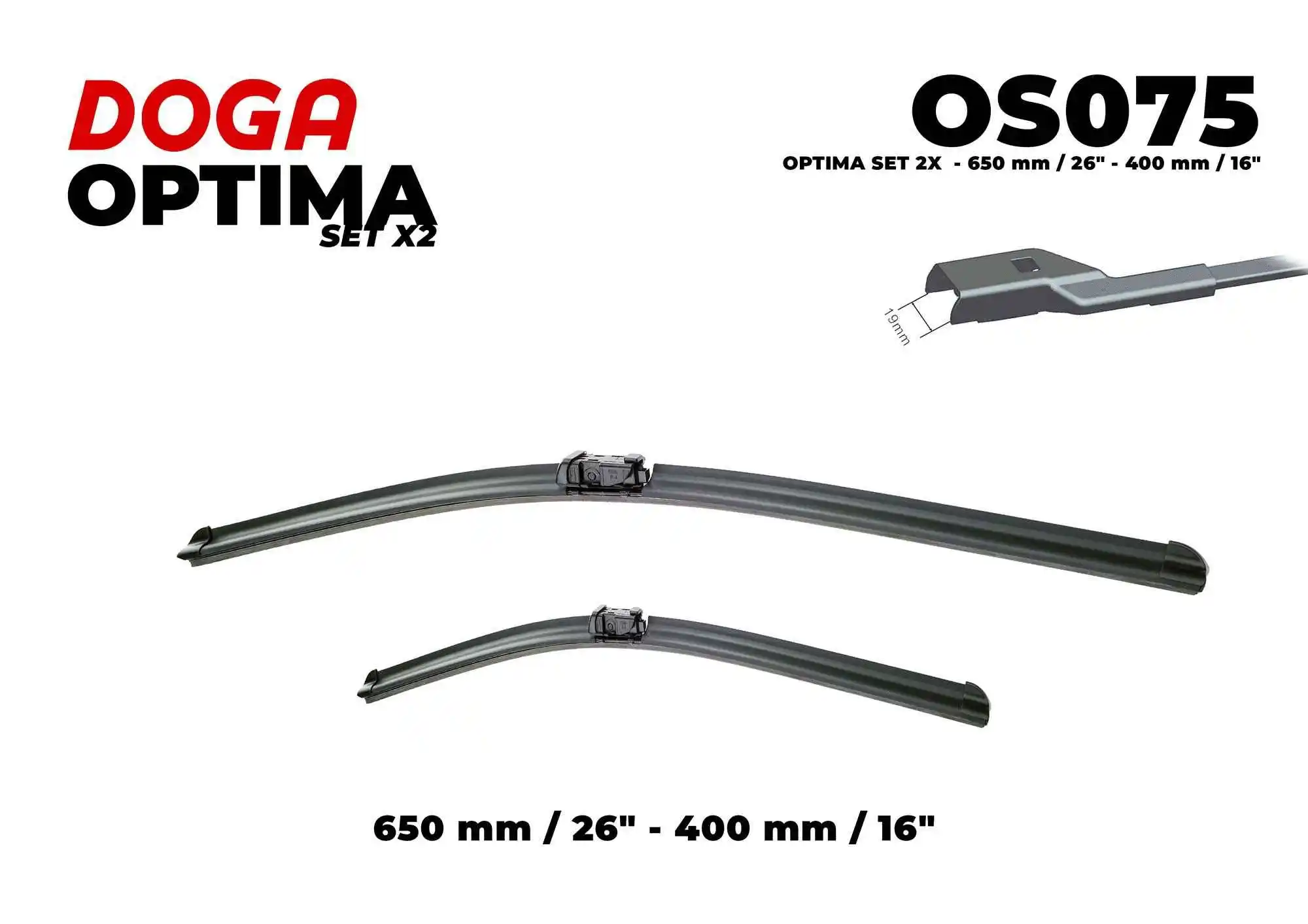 Balai d'essuie-glace DOGA OS075