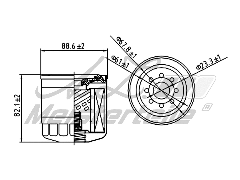 Filtre hydraulique, boîte automatique A.Z. Meisterteile AZMT-41-050-1098