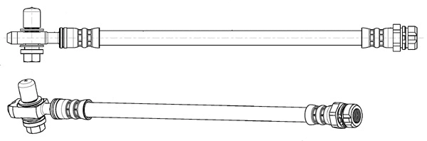 Flexible de frein CEF 512909