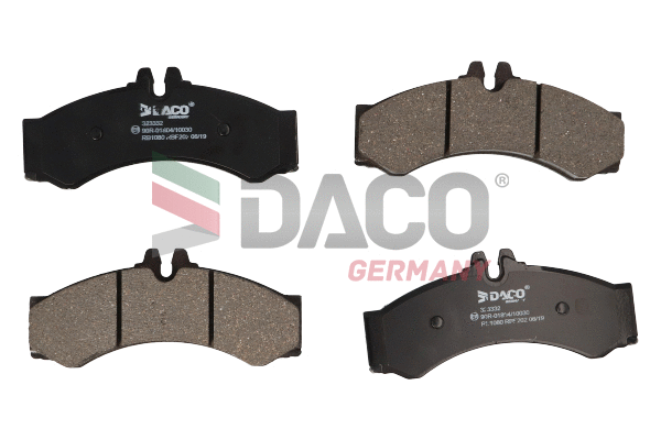 Kit de plaquettes de frein, frein à disque DACO Germany 323332