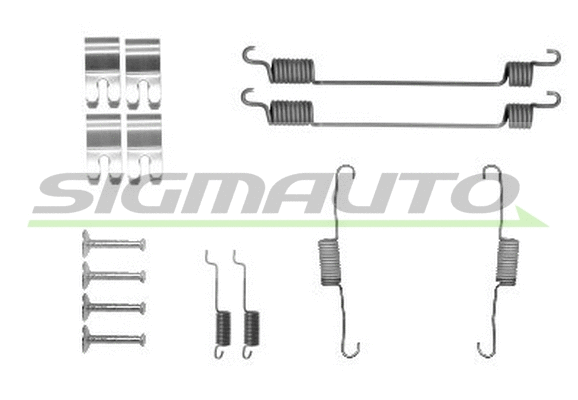 Kit d'accessoires, mâchoire de frein SIGMAUTO SK0030