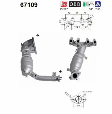 Catalyseur AS 67109