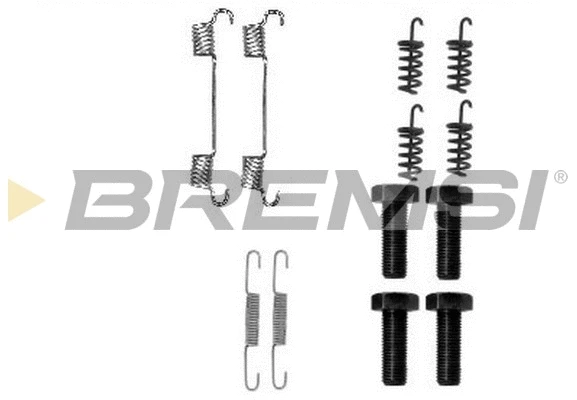 Kit d'accessoires, mâchoire de frein BREMSI SK0865
