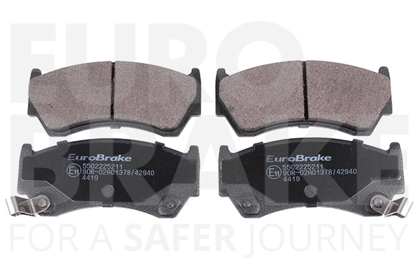 Kit de plaquettes de frein, frein à disque EUROBRAKE 5502225211