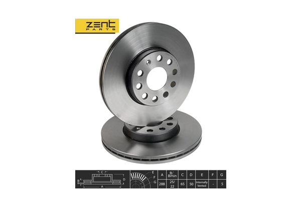 Disque de frein ZentParts Z05951