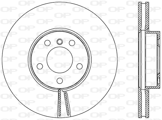Disque de frein OPEN PARTS BDR2464.20