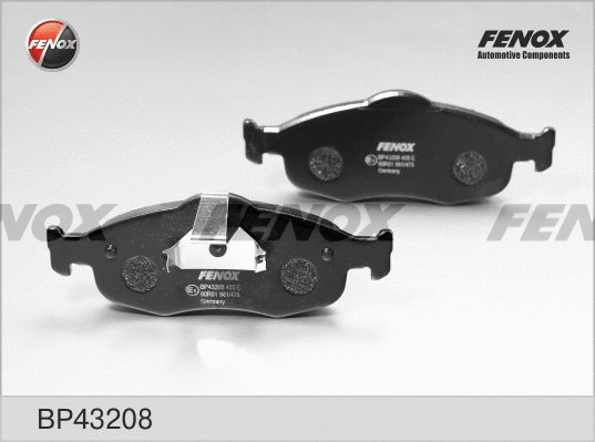 Kit de plaquettes de frein, frein à disque FENOX BP43208