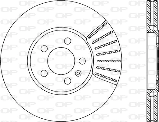 Disque de frein OPEN PARTS BDA1591.20