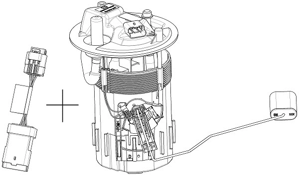 Capteur, niveau de carburant AIS AIS00180