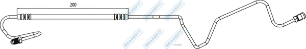 Flexible de frein APEC BHO4321
