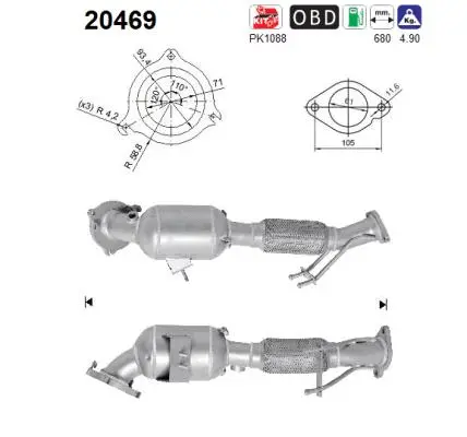 Catalyseur AS 20469