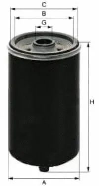 Filtre à carburant UNIFLUX FILTERS XN40