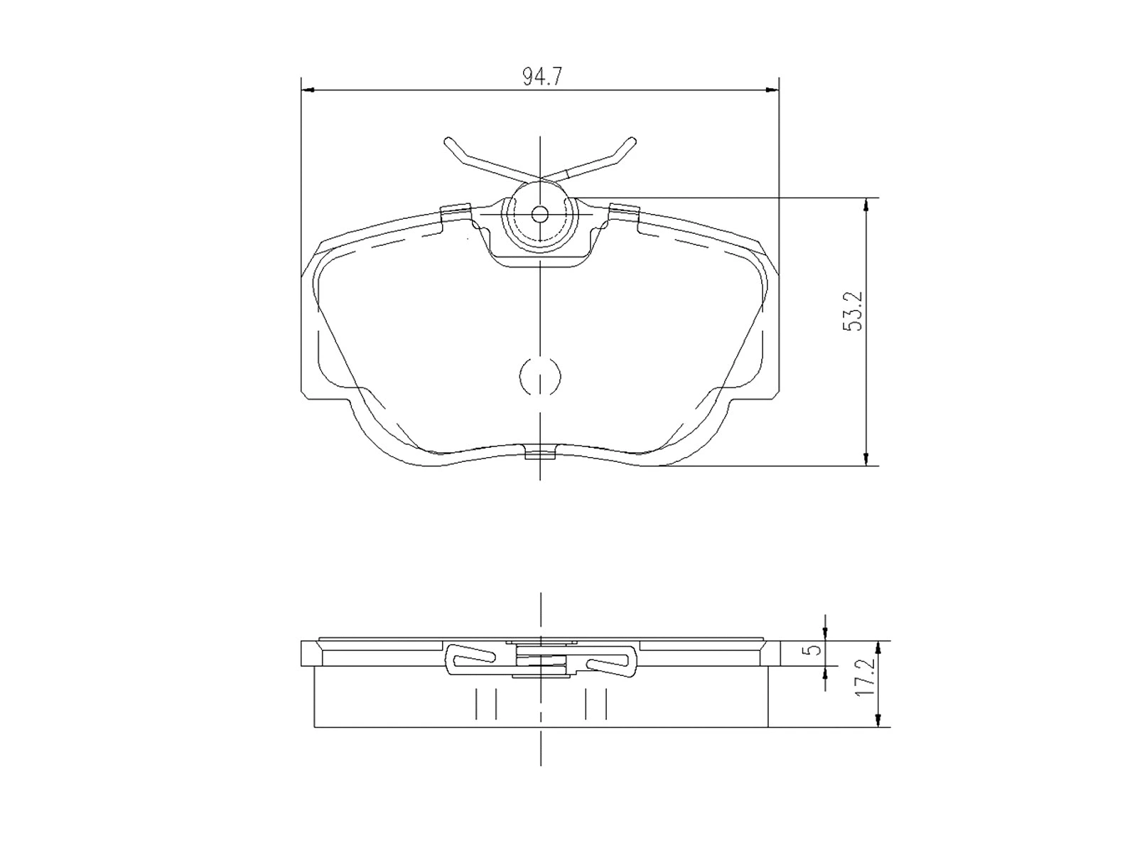 Kit de plaquettes de frein, frein à disque A.Z. Meisterteile AZMT-44-022-1380