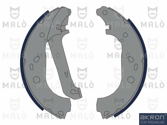 Jeu de mâchoires de frein AKRON-MALÒ 1390118