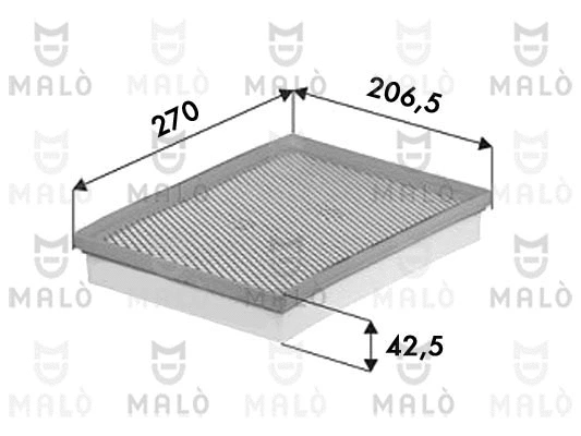 Filtre à air AKRON-MALÒ 1500644