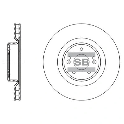 Disque de frein Hi-Q SD1117