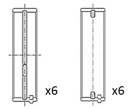 Coussinet de paliers de vilebrequin FAI AutoParts BM1060-025