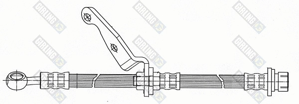 Flexible de frein GIRLING 9004507