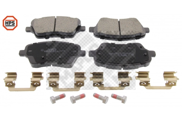 Kit de plaquettes de frein, frein à disque MAPCO 6610HPS