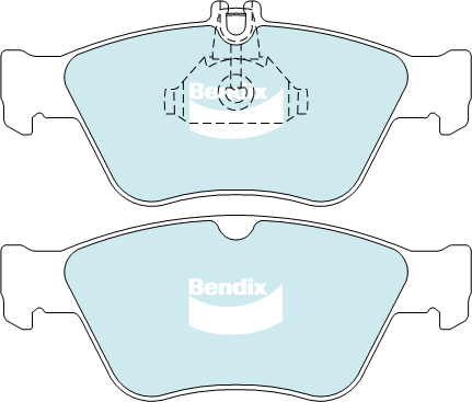 Kit de plaquettes de frein, frein à disque BENDIX-SEA DB1330 ULT