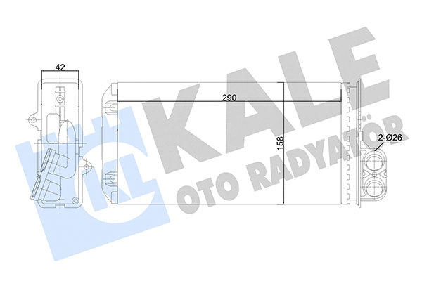 Système de chauffage KALE OTO RADYATÖR 346510
