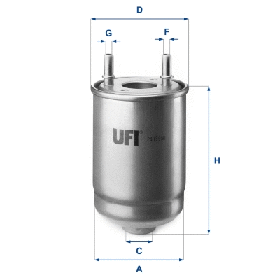 Filtre à carburant UFI 24.186.00