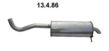 Silencieux arrière EBERSPÄCHER 13.4.86