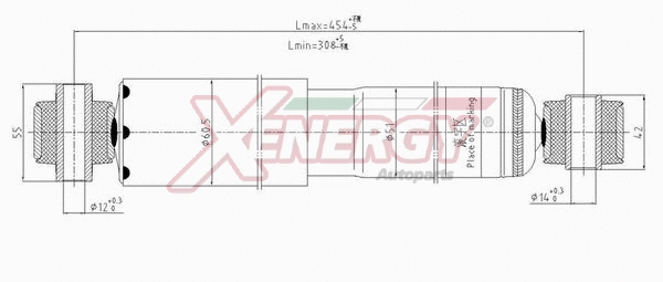 Amortisseur AP XENERGY X217553