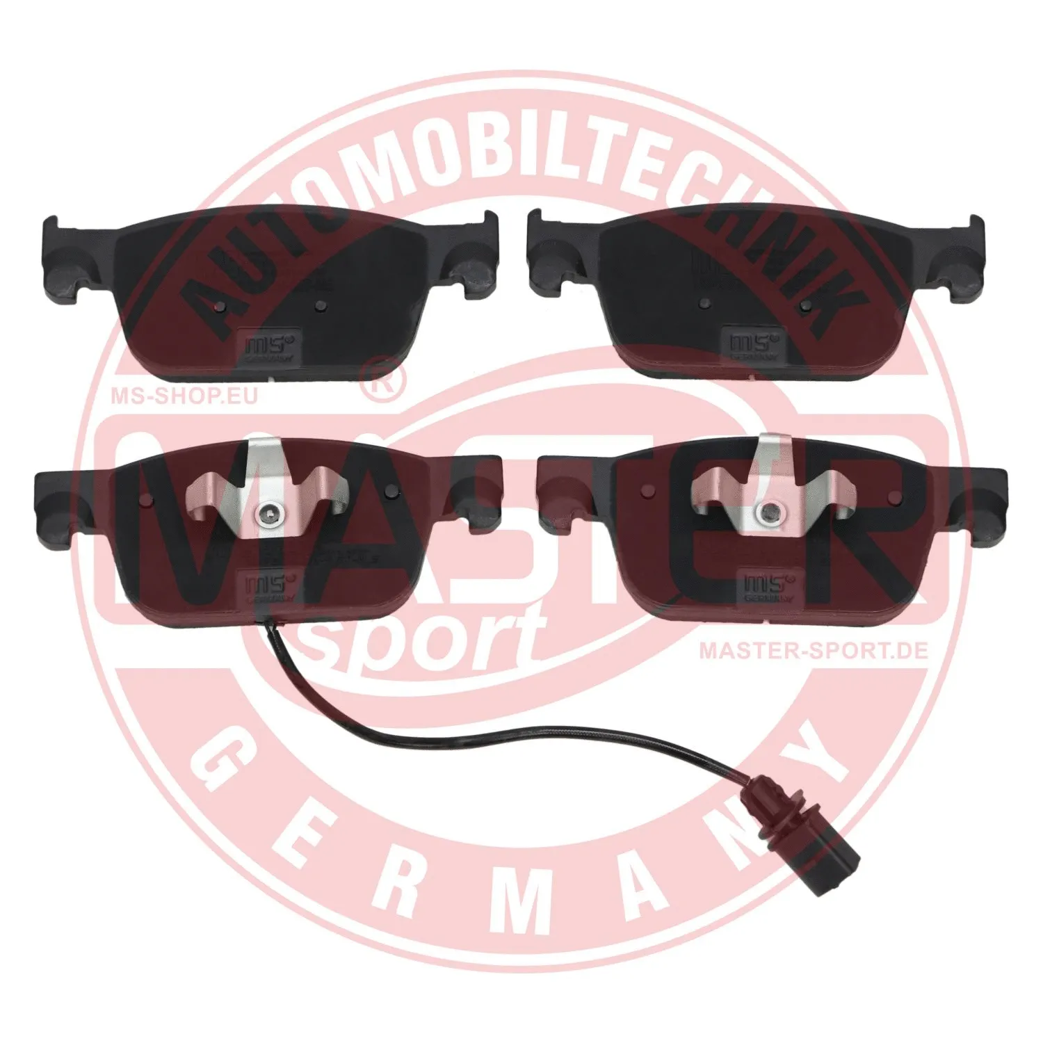 Kit de plaquettes de frein, frein à disque MASTER-SPORT GERMANY 13046073142N-SET-MS