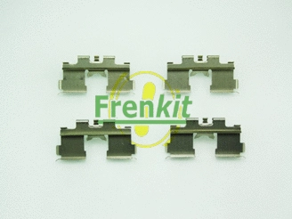 Kit d'accessoires, plaquette de frein à disque FRENKIT 901068