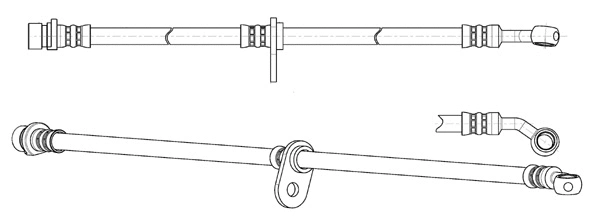 Flexible de frein CEF 512857