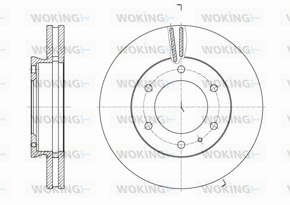 Disque de frein WOKING D62526.10