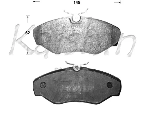 Kit de plaquettes de frein, frein à disque KAISHIN FK10091