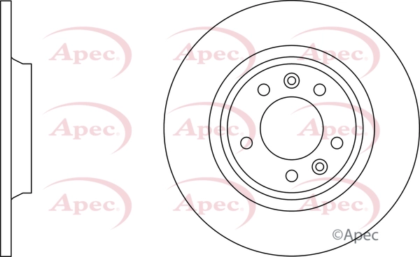 Disque de frein APEC DSK3628