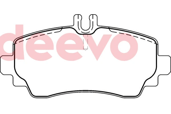 Kit de plaquettes de frein, frein à disque DEEVO BP76420