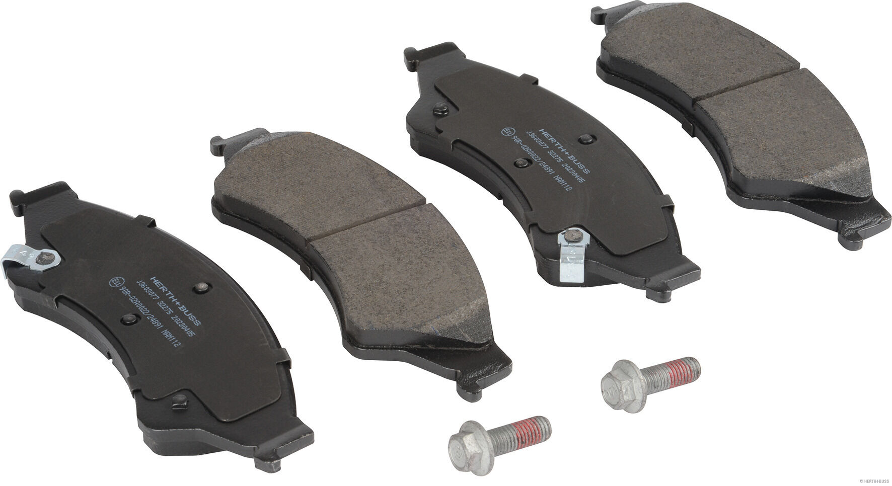 Kit de plaquettes de frein, frein à disque HERTH+BUSS JAKOPARTS J3603077