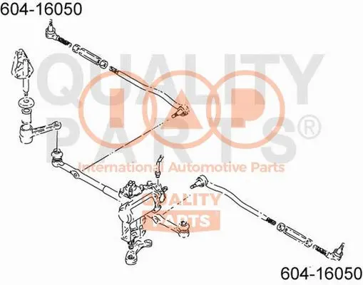 Rotule de barre de connexion IAP QUALITY PARTS 604-16050