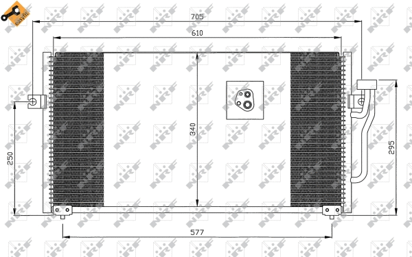 Condenseur, climatisation NRF 35293