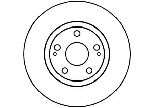 Disque de frein ABTEX BD1429V