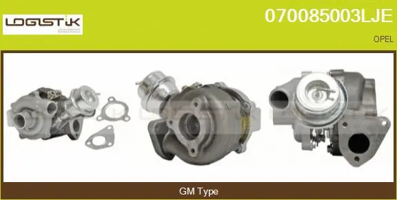 Turbocompresseur, suralimentation LGK 070085003LJE