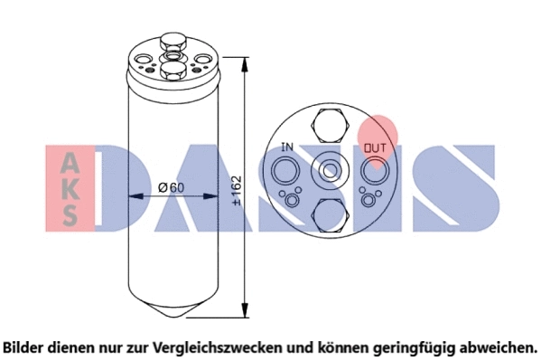 Filtre déshydratant, climatisation AKS DASIS 800515N