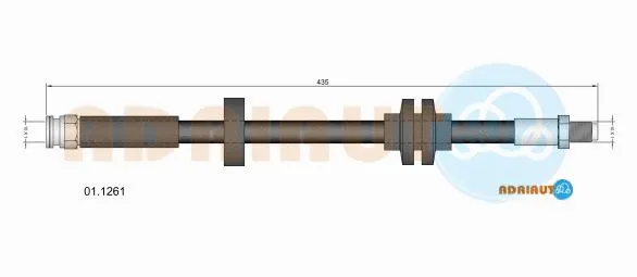 Flexible de frein ADRIAUTO 01.1261